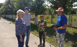 23 июля 2019 года Татьяна Загородняя посетила лагерь им.В.Дубинина Татищевского района Саратовской области